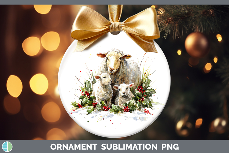 Christmas Ornament Sublimation Designs Image 17