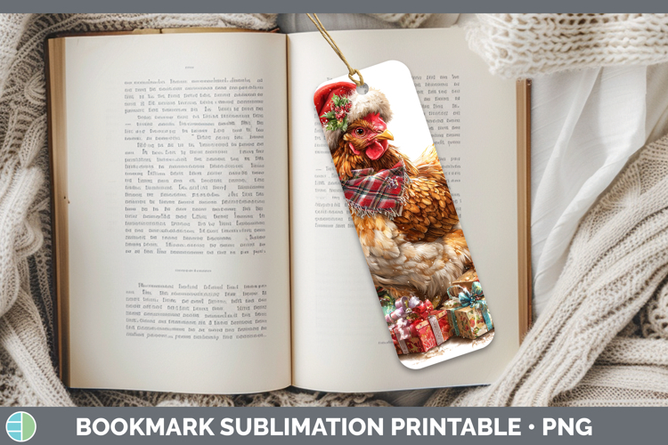 Printable Christmas Bookmark Image 6