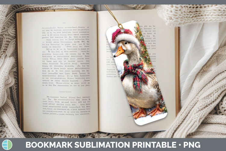Printable Christmas Bookmark Image 2