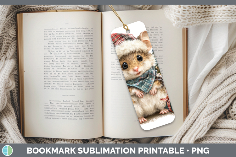 Printable Christmas Bookmark Image 5