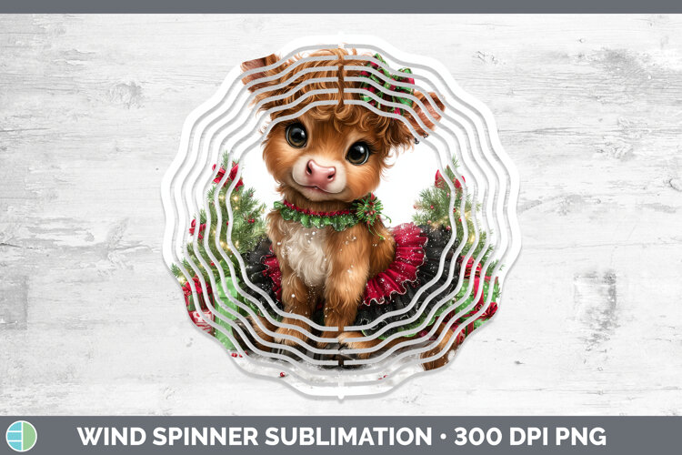 GorgeousFarm Cute Christmas Wind Spinner design.