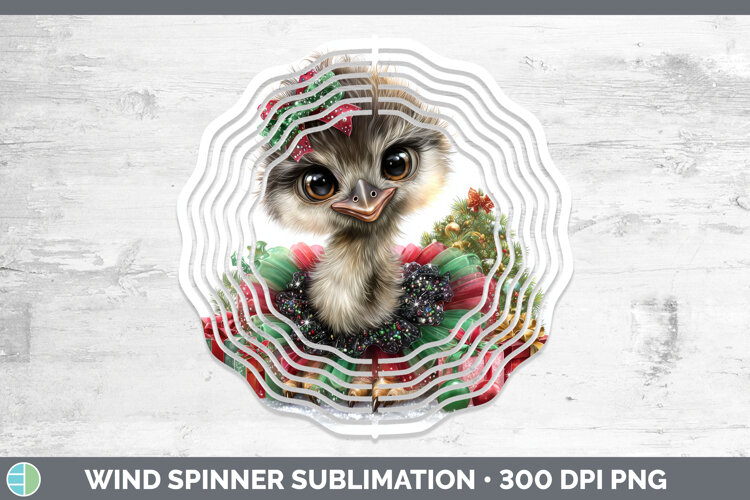 GorgeousFarm Cute Christmas Wind Spinner design.