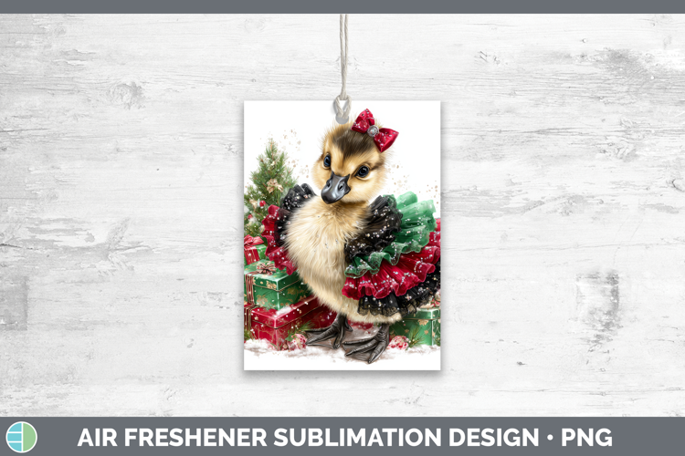 Farm Cute Christmas Goose Air Freshener Sublimation Car Fres