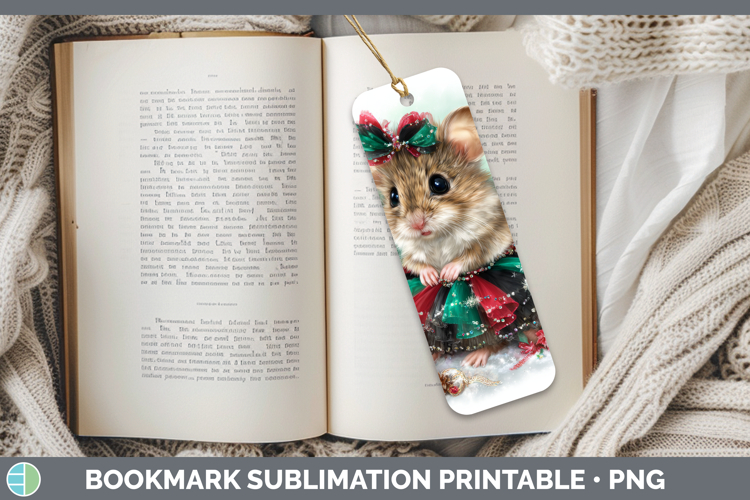 Printable Christmas Bookmark Image 4