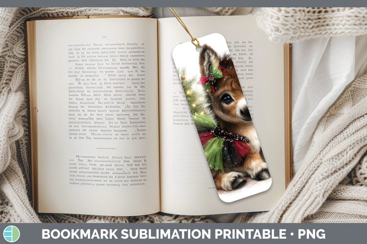 Printable Christmas Bookmark Image 2