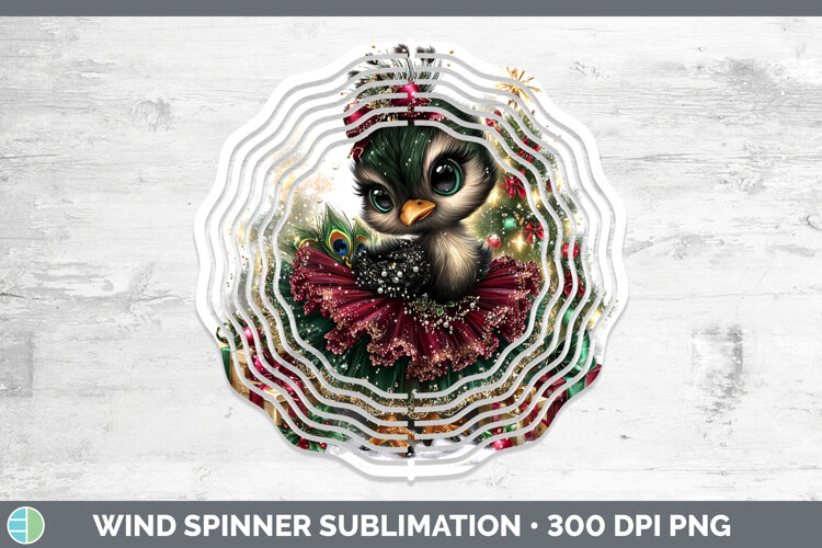 GorgeousFarm Cute Christmas Wind Spinner design.