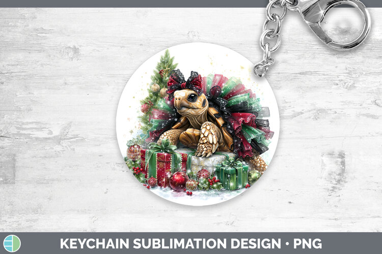 GorgeousFarm Cute Christmas Keychain design.