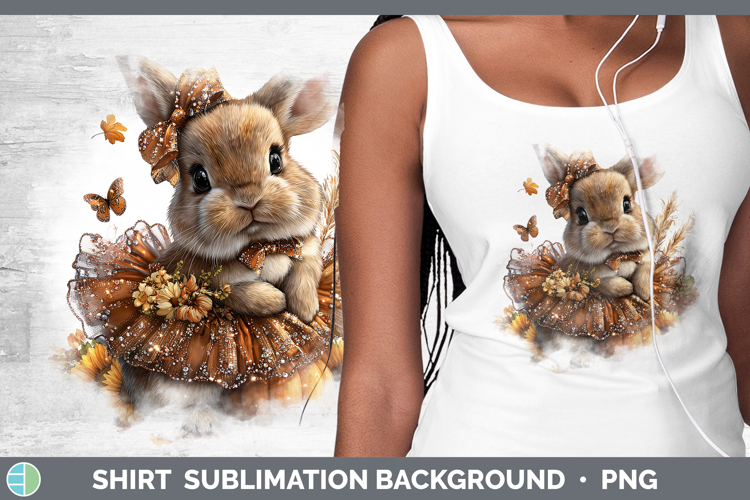 Bunny Farm Cute Thanksgiving Shirt Sublimation Design