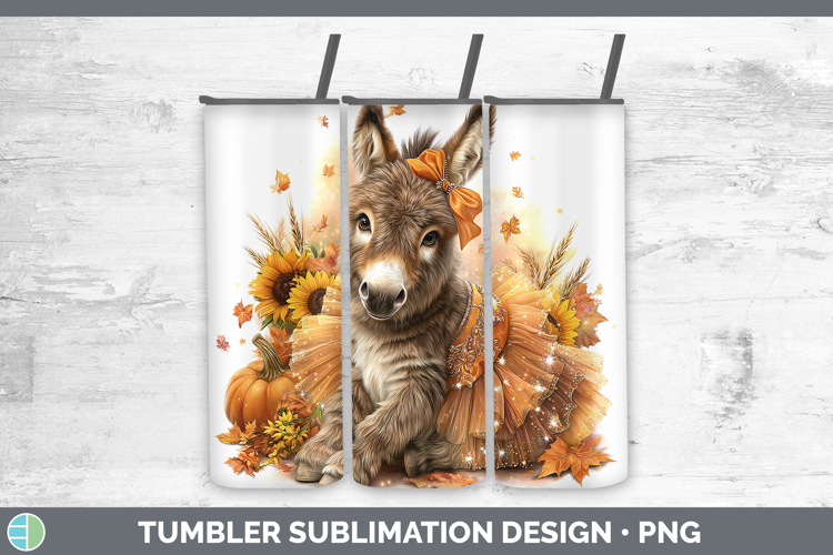 Mule Farm Cute Thanksgiving Tumbler Sublimation Design
