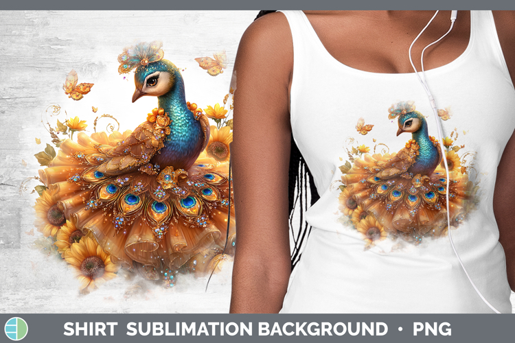 Peacock Farm Cute Thanksgiving Shirt Sublimation Design