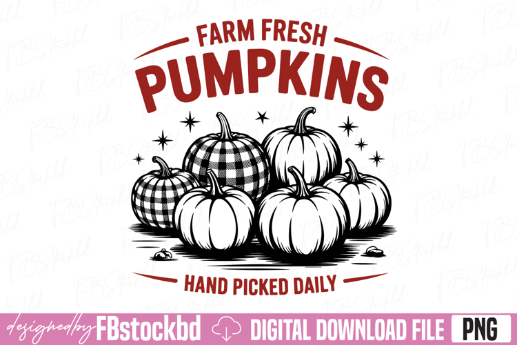 Farm Fresh Pumpkins PNG
