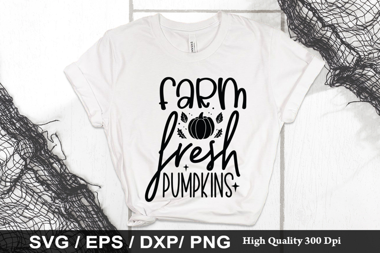 Farm fresh pumpkins SVG - Halloween Design