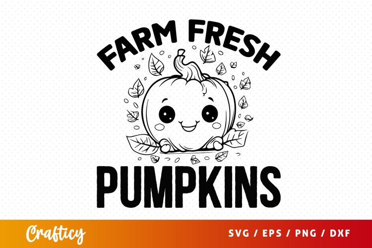 Farm fresh pumpkins SVG (2896055)