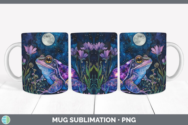 GorgeousFarm Galaxy Mug Wrap design.