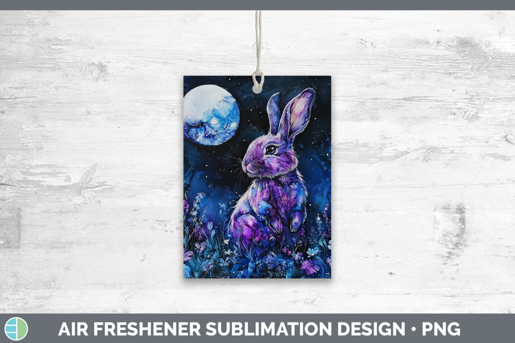 Farm Galaxy Bunny Air Freshener Sublimation Car Freshener De