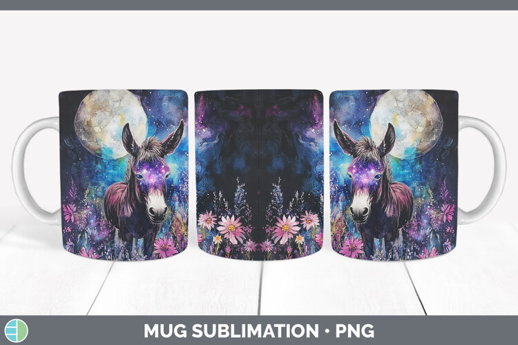 GorgeousFarm Galaxy Mug Wrap design.