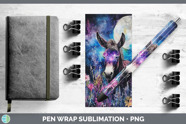 GorgeousFarm Galaxy Pen Wrap design.