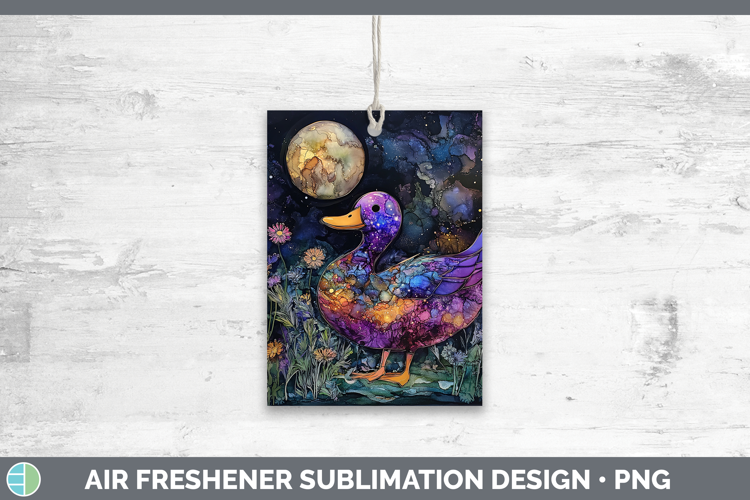 Farm Galaxy Duck Air Freshener Sublimation Car Freshener Des