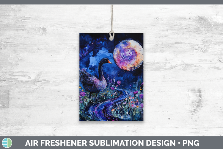 Farm Galaxy Goose Air Freshener Sublimation Car Freshener De