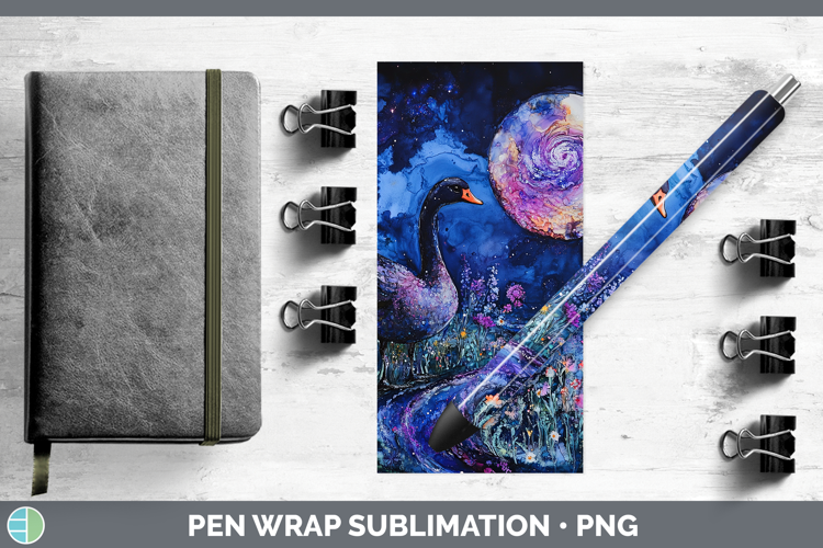 Farm Galaxy Goose Pen Wrap Sublimation Pen Designs