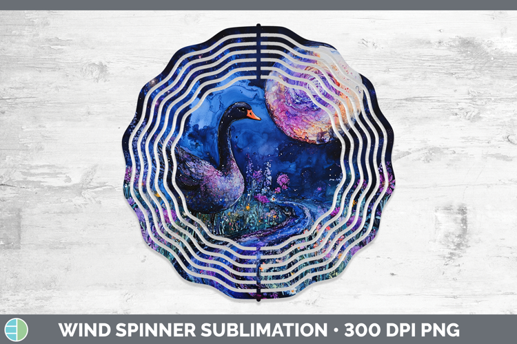 Farm Galaxy Goose Wind Spinner Sublimation Spinner Designs