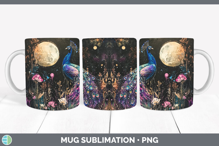 GorgeousFarm Galaxy Mug Wrap design.