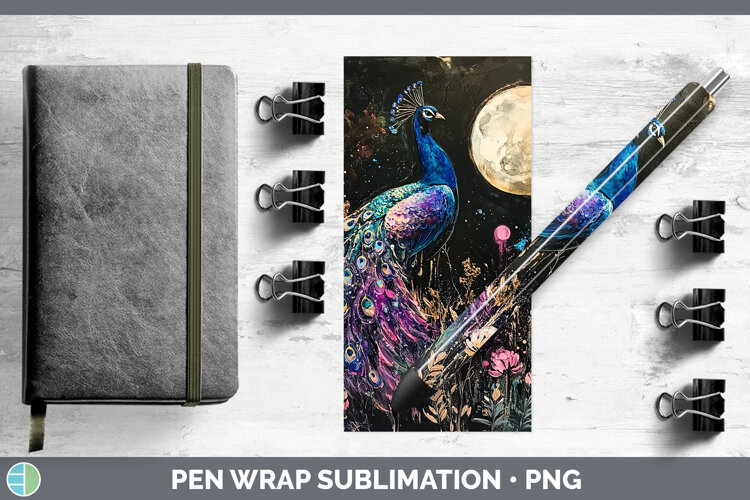 GorgeousFarm Galaxy Pen Wrap design.
