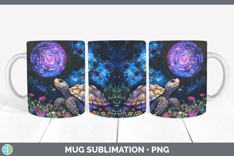 GorgeousFarm Galaxy Mug Wrap design.