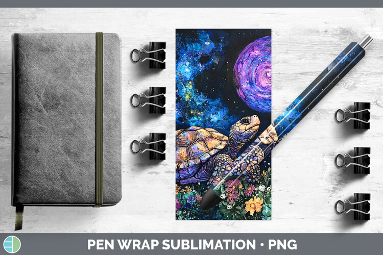 GorgeousFarm Galaxy Pen Wrap design.