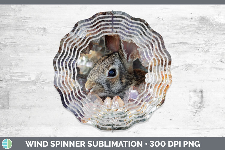 GorgeousFarm Geode Wind Spinner design.