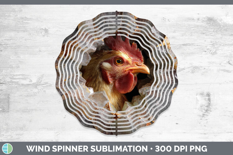 GorgeousFarm Geode Wind Spinner design.