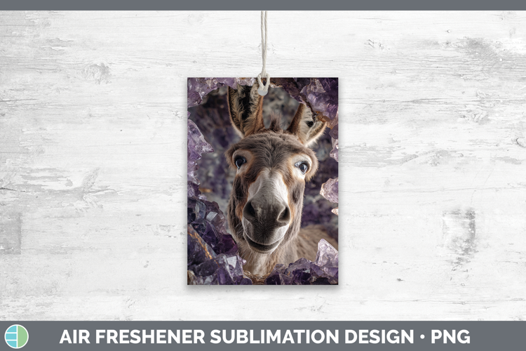 Farm Geode Donkey Air Freshener Sublimation Car Freshener De