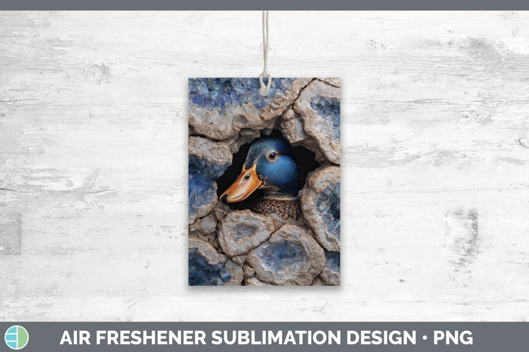 Farm Geode Duck Air Freshener Sublimation Car Freshener Desi