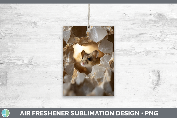 Farm Geode Mouse Air Freshener Sublimation Car Freshener Des