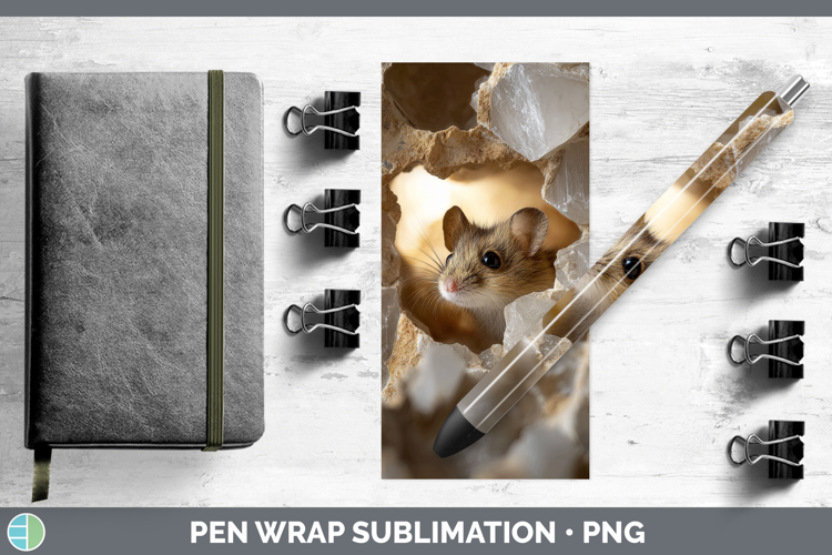 Farm Geode Mouse Pen Wrap Sublimation Pen Designs