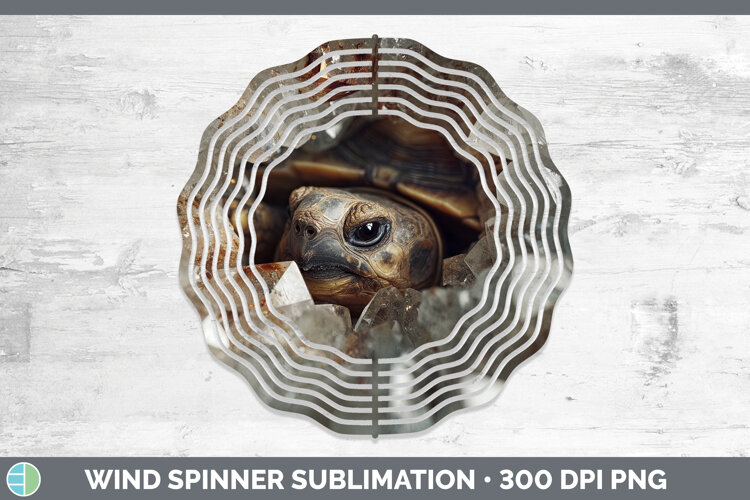 GorgeousFarm Geode Wind Spinner design.