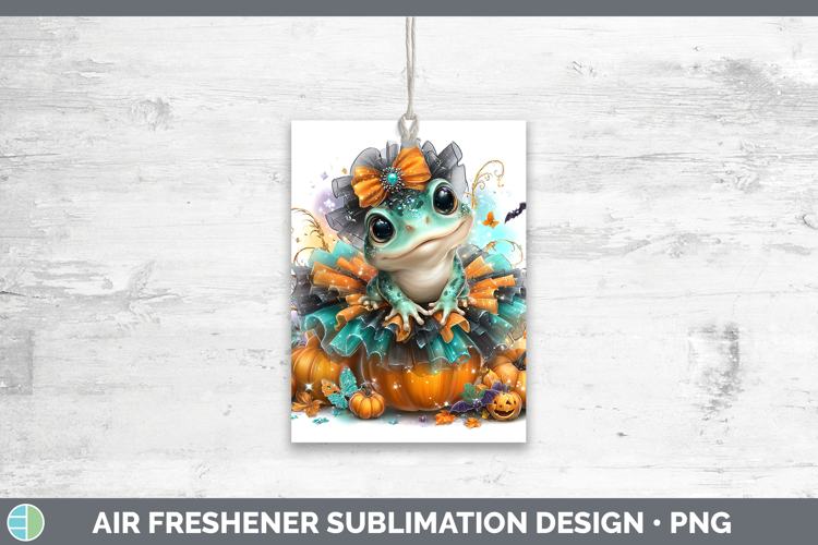 Farm Halloween Bullfrog Air Freshener Sublimation Car Freshe
