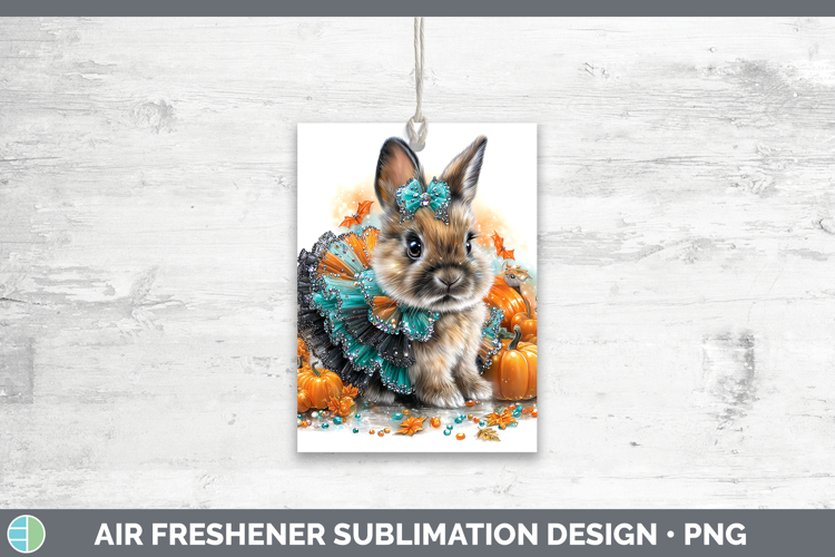 Farm Halloween Bunny Air Freshener Sublimation Car Freshener