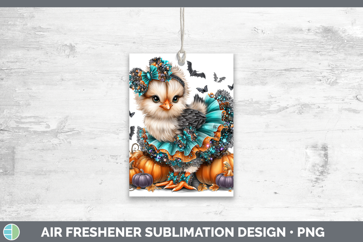 Farm Halloween Chicken Air Freshener Sublimation Car Freshen