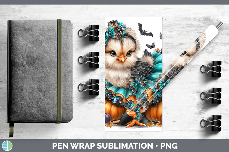 Farm Halloween Chicken Pen Wrap Sublimation Pen Designs