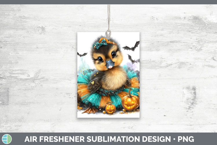 Farm Halloween Duck Air Freshener Sublimation Car Freshener