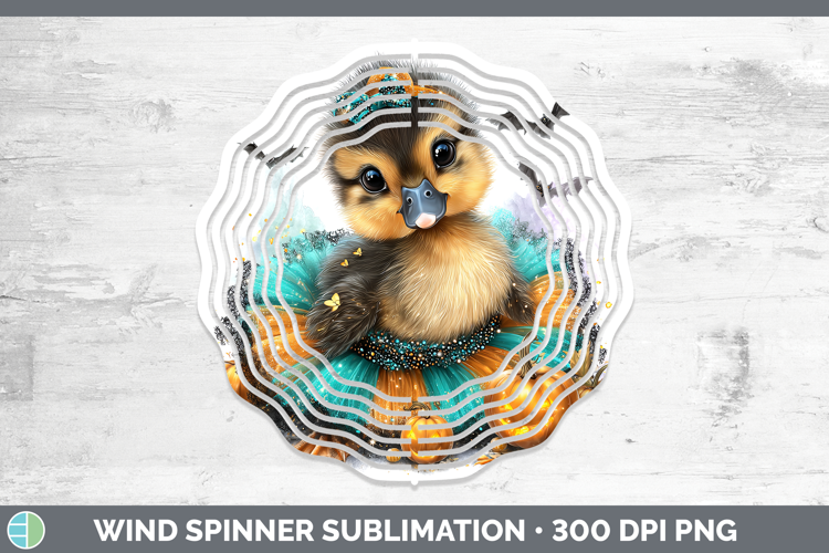 Farm Halloween Duck Wind Spinner Sublimation Spinner Designs