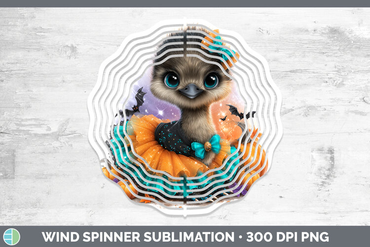 GorgeousFarm Halloween Wind Spinner design.