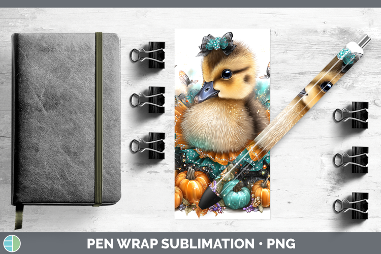 Farm Halloween Goose Pen Wrap Sublimation Pen Designs