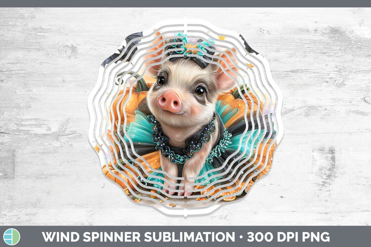 GorgeousFarm Halloween Wind Spinner design.