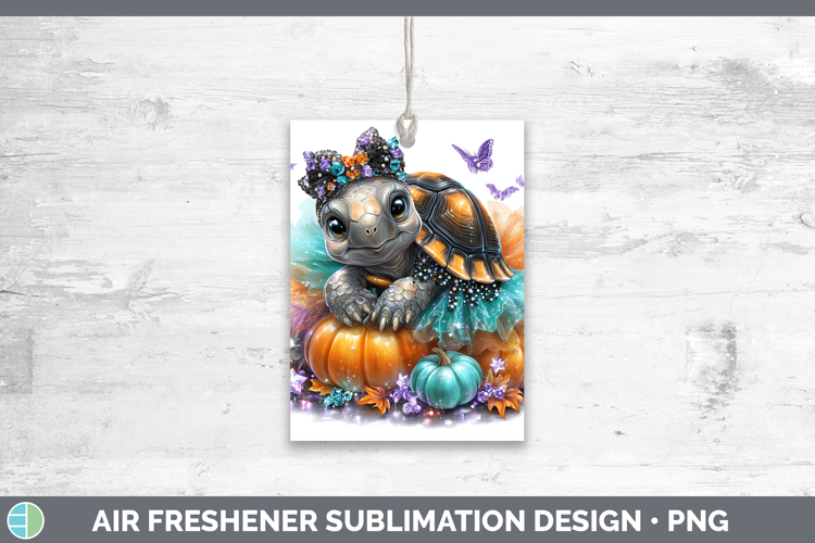 Farm Halloween Tortoise Air Freshener Sublimation Car Freshe