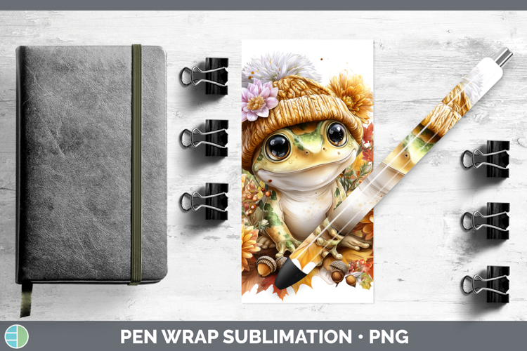 Bullfrog Pen Wrap Farm Knit Hat Sublimation Pen Designs