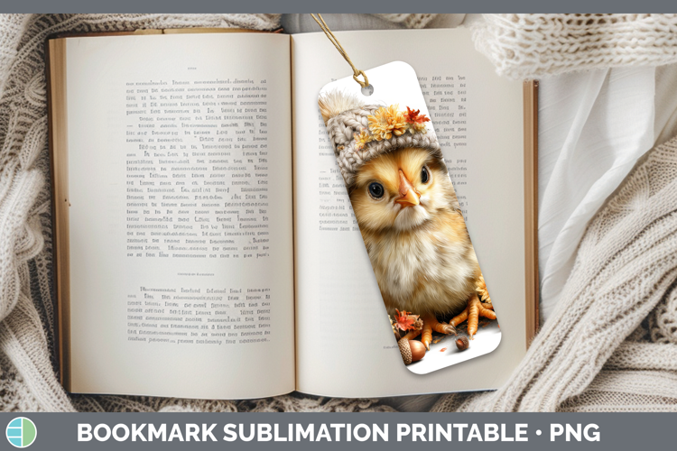 Chicken Bookmark Farm Knit Hat Sublimation Printable Designs