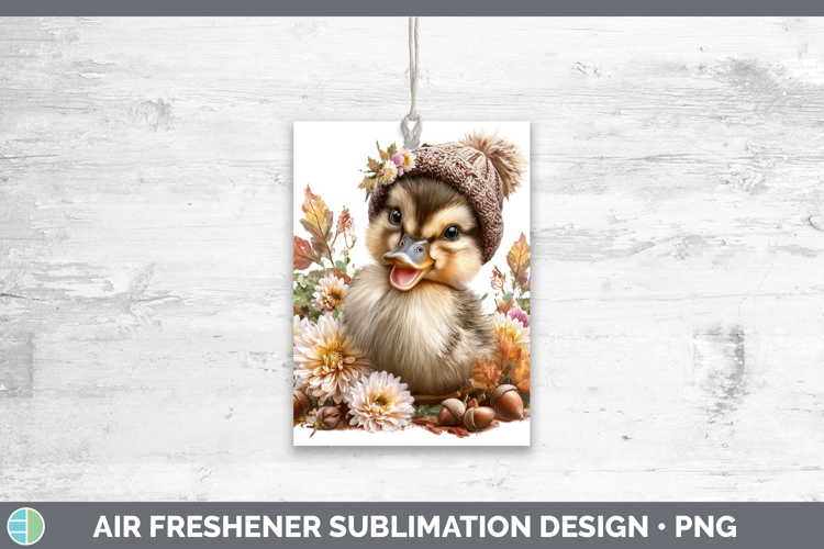 Duck Air Freshener Farm Knit Hat Sublimation Car Freshener D