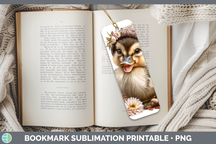 Duck Bookmark Farm Knit Hat Sublimation Printable Designs